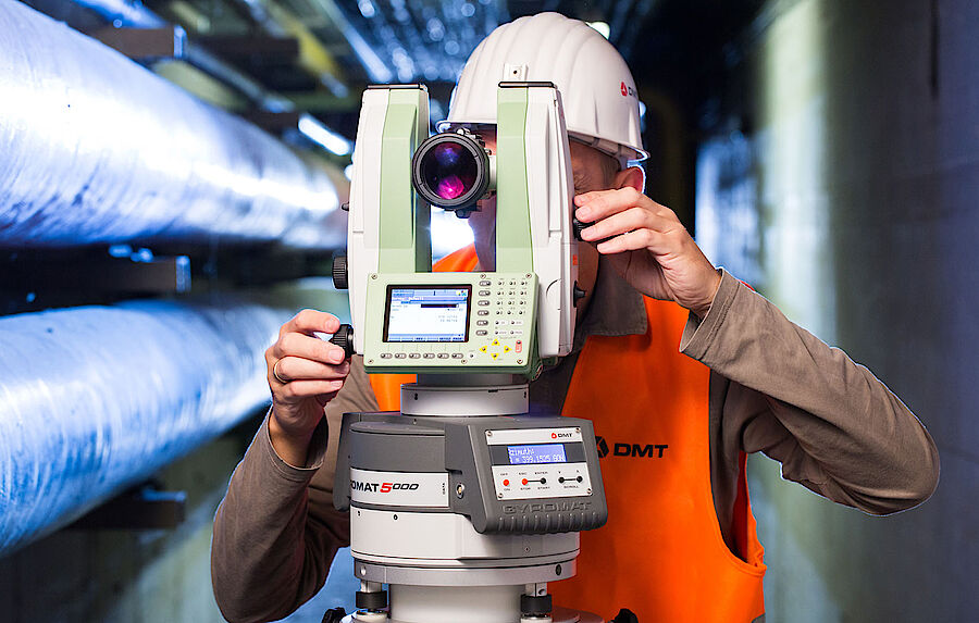 DMT one-stop tunnel surveying services