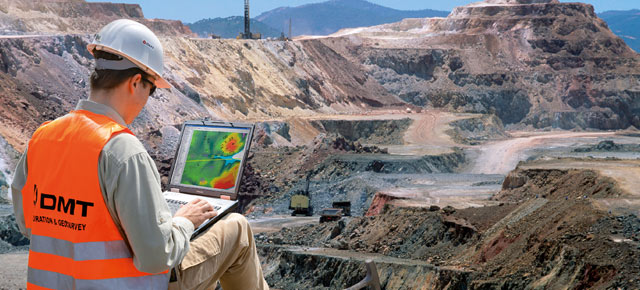 DMT GROUP employee in digital mine site