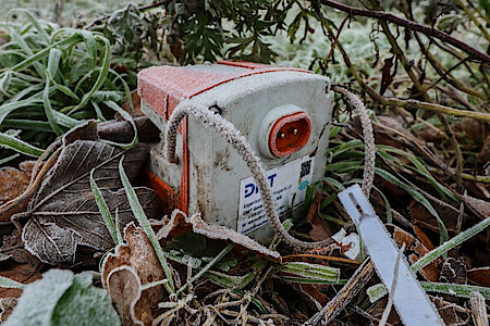 Geophones are electromechanical converters, used as little seismometers