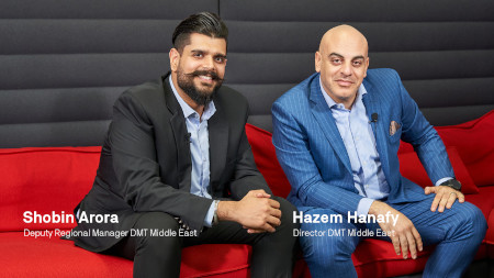 Hazem Hanafy and Shobin Arora at DMT in Middle East Hazem Hanafy and Shobin Arora at DMT in Middle East