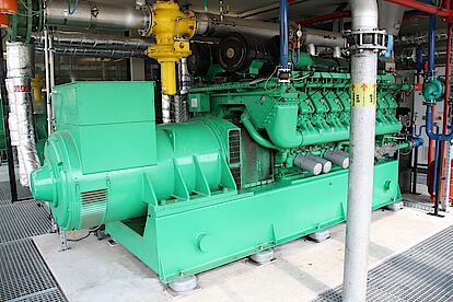 Mine gas engine Mine gas engine