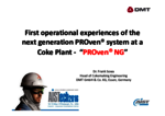 Coke Oven Pressure Regulation - PROven Next Generation, Part 2 Coke Oven Pressure Regulation - PROven Next Generation, Part 2