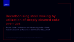 Decarbonising steel making by utilization of deeply cleaned coke oven gas Decarbonising steel making by utilization of deeply cleaned coke oven gas